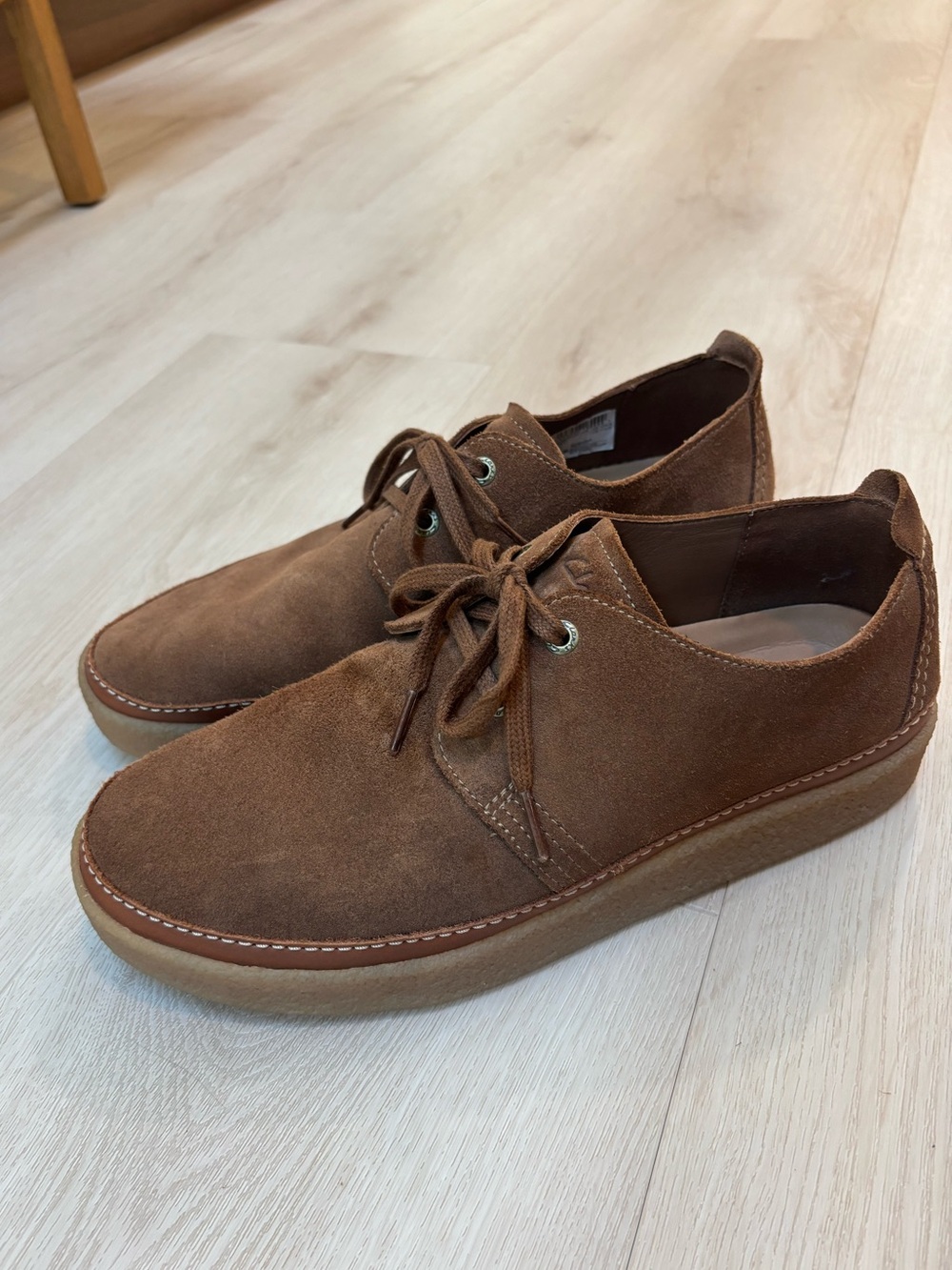 Clarks Men's Clarkwood Low shoes in brown suede